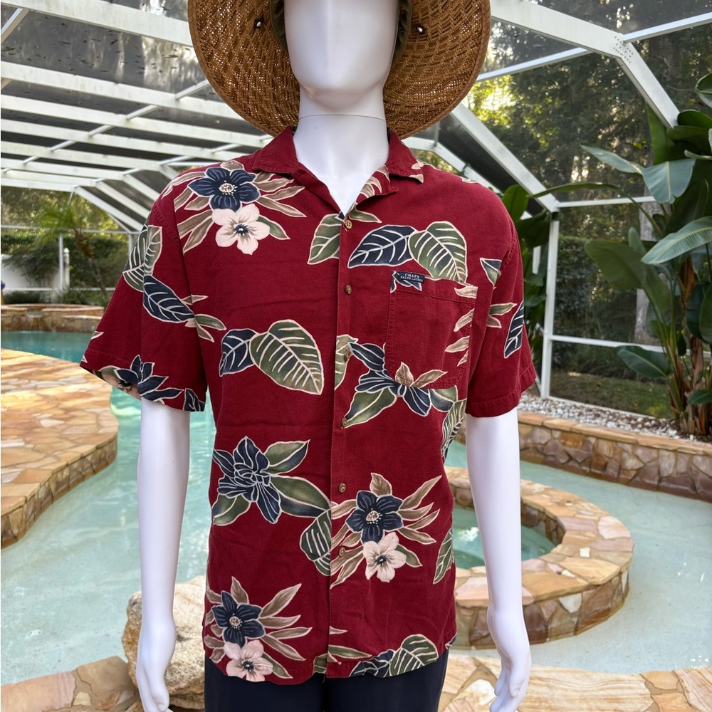 Ralph Lauren Red Floral Casual Shirt